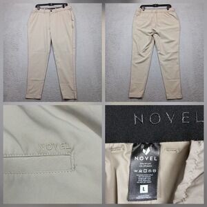 Novel Golf Pants Mens Large Tan Stretch‎ Performance
